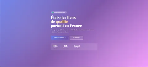 Plateforme de gestion d'états des lieux immobiliers avec réseau d'agents certifiés
